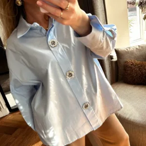 Blouse niv - lichtblauw