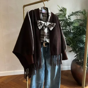 Woljas/vest -chocobruin